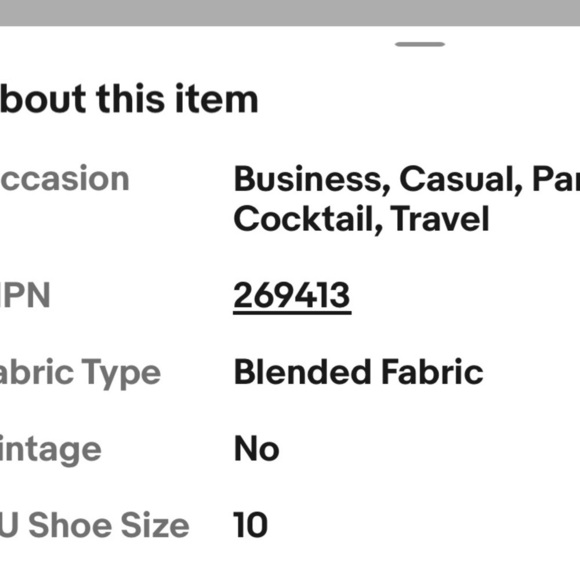 Ecco Shape Pointy Ballet Ballerina Flats 42 EU 11 - 11.5 US - Picture 5 of 6